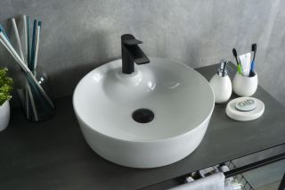 Раковина Gid D1306 51181 накладная белая 44x44x14